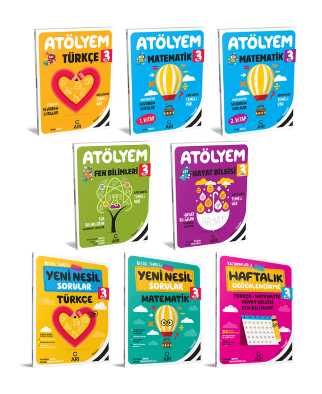 Resim  3. Sınıf Atölyem Set (8 Kitap)