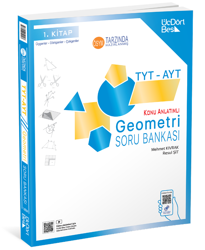Resim 345 - TYT-AYT Geometri Soru Bankası - GÜNCEL BASKI 2027