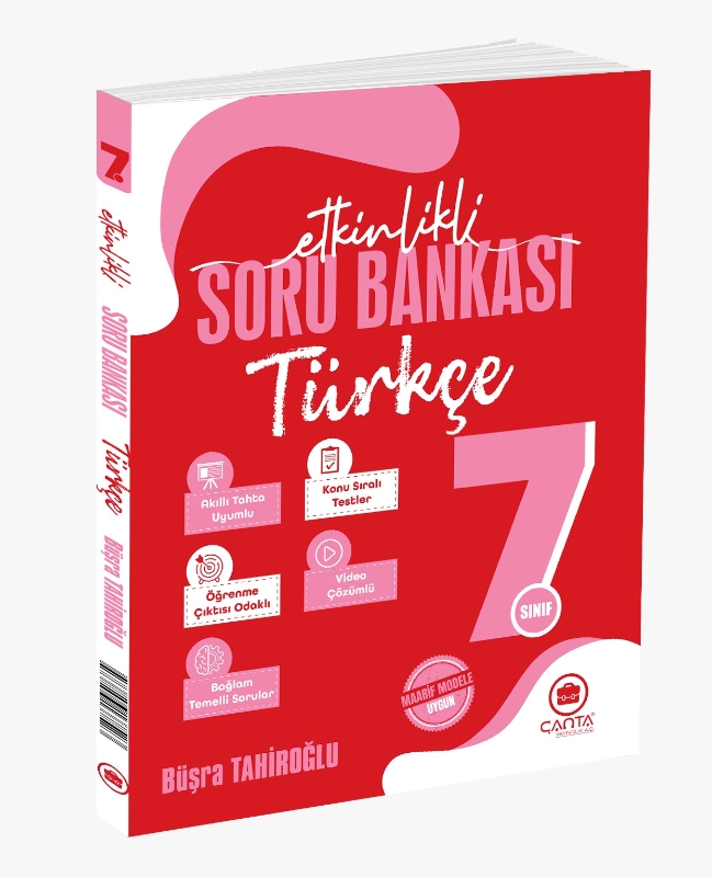 Resim Çanta 7.Sınıf Türkçe Etkinlikli Kazanım Soru Bankası