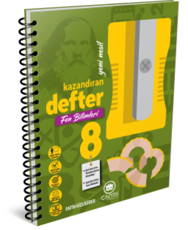 Resim Çanta 8.Sınıf Fen Bilimleri Kazandıran Defter