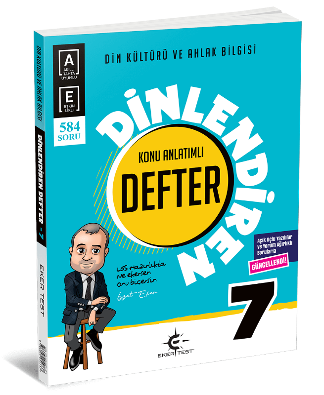 Resim 7. Sınıf Eker Test Dinlendiren Defter