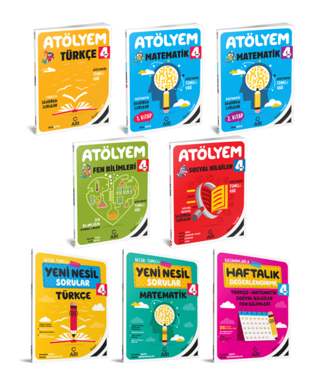 Resim  4. Sınıf Atölyem Set (8 Kitap)