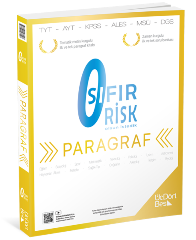 Resim 345 - Paragraf Sıfır Risk - GÜNCEL BASKI