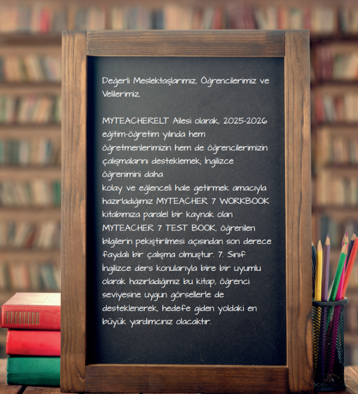 Resim 7. Sınıf My Teacher Test Book 