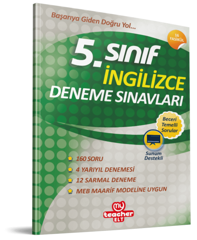 Resim 5. Sınıf My Teacher İngilizce Deneme Sınavları