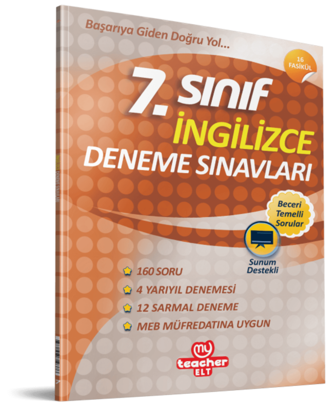 Resim 7. Sınıf My Teacher İngilizce Deneme Sınavları