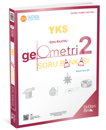 345 - YKS Geometri 2 Soru Bankası - GÜNCEL BASKI resmi